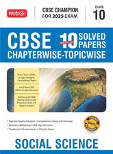 CBSE 10 Years (2024-2015) Chapterwise Topicwise Social-Science Book for Class 10 by MTG Learning